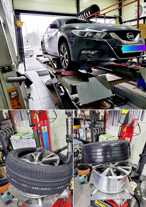 타이어 교환,얼라인먼트 조정